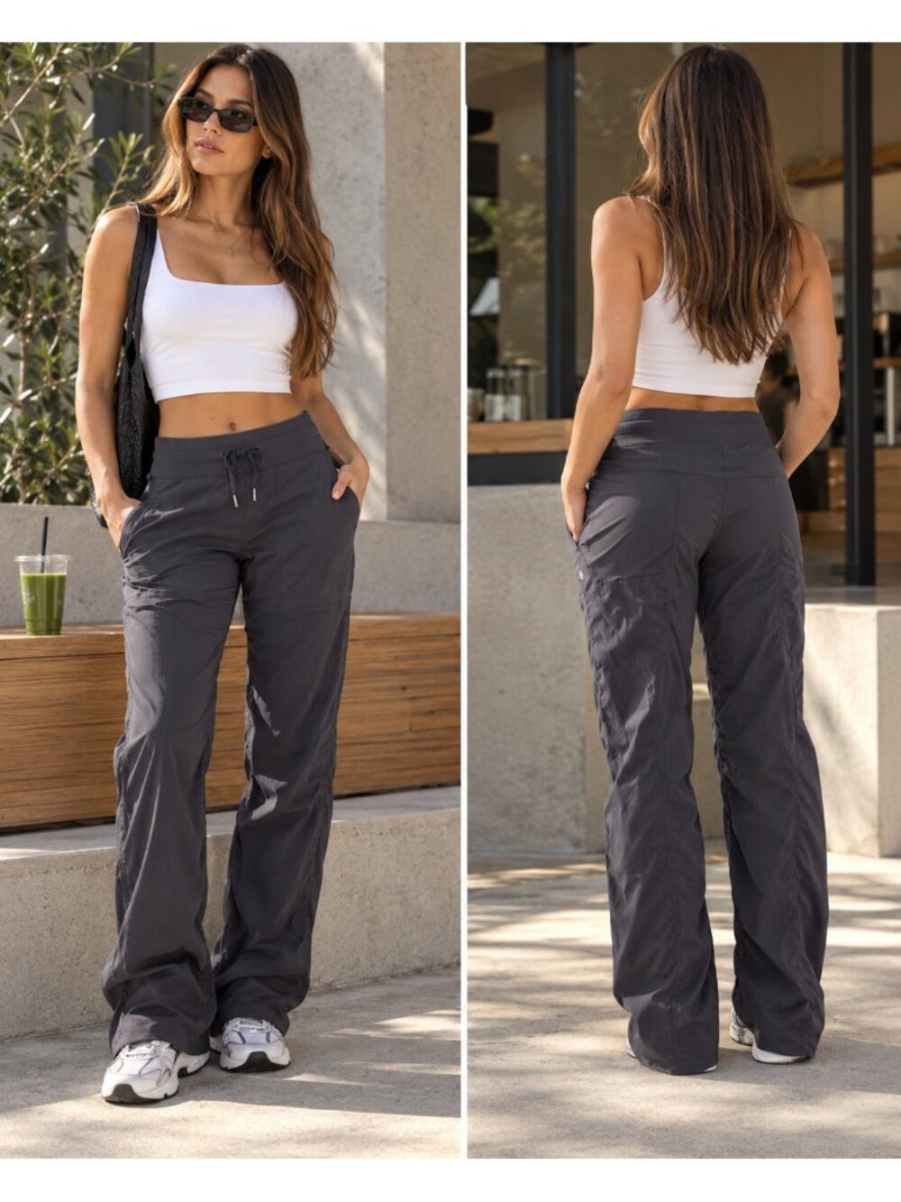 Lululemon Studio Pant II No Liner Swift Relaxed Leg High Rise Coal Gray 2 Tall